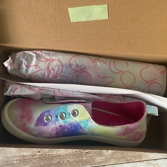 Sugar slip on laceless cute fun tie dye casual sneakers size 7. Sgr gemstone - Picture 10 of 15